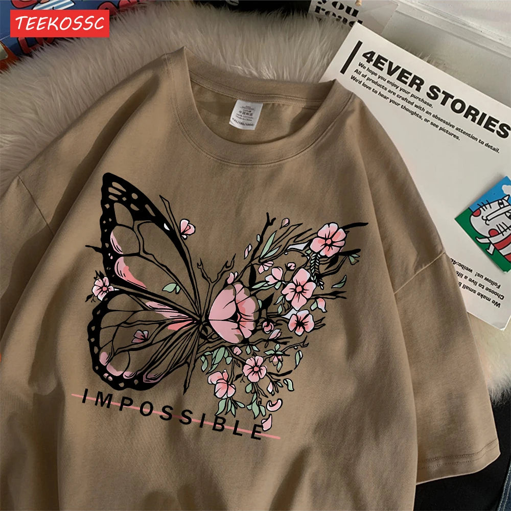 T-Shirt Oversize Impossible Papillon