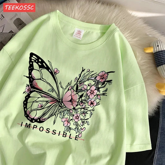 T-shirt Oversize Impossible Papillon